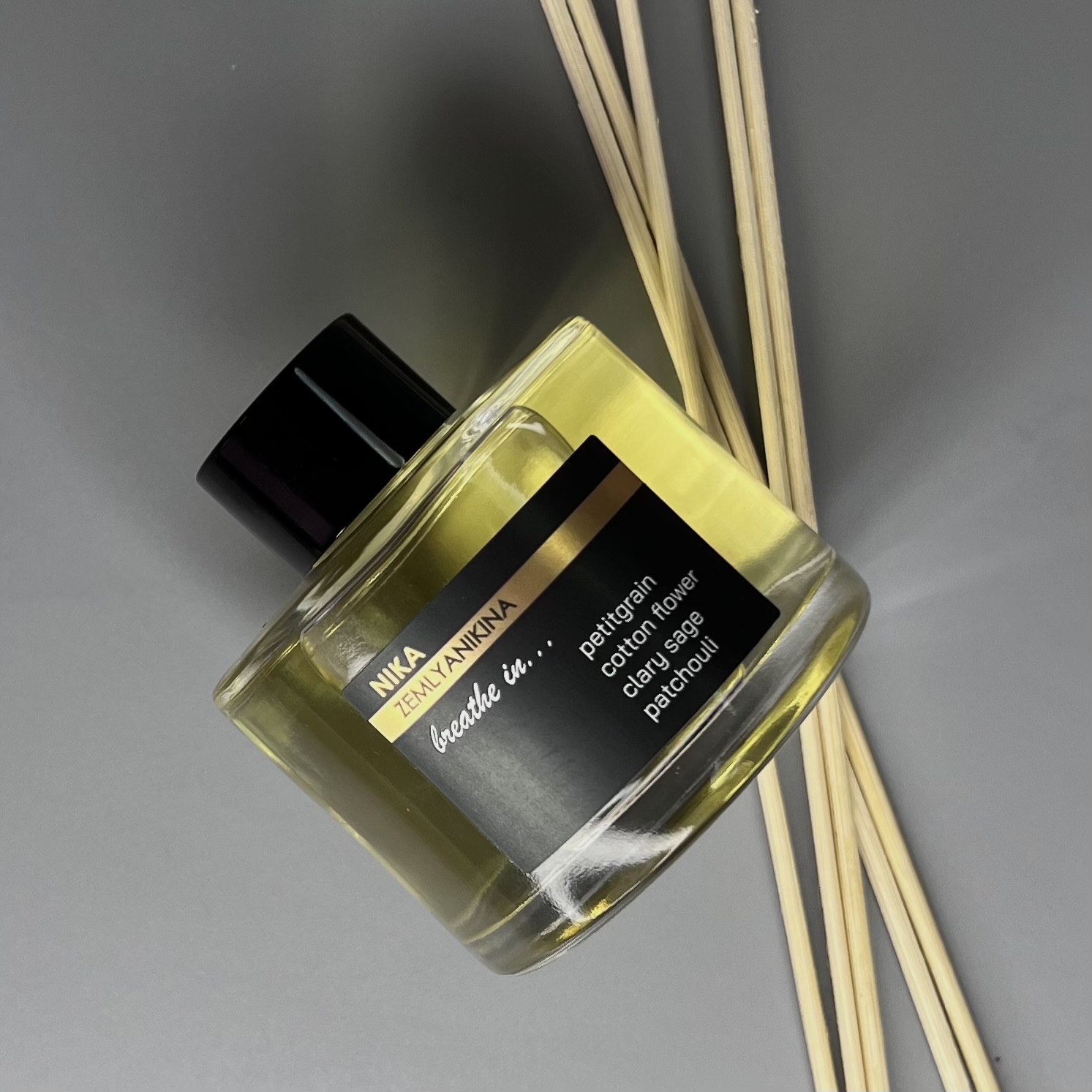 Аромадифузор Petitgrain/Cotton Flower/Clary Sage/Patchouli, 130 мл