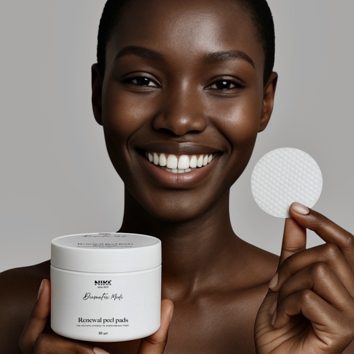 Пілінг-диски Renewal peel pads DermaFix Medi, 50 шт